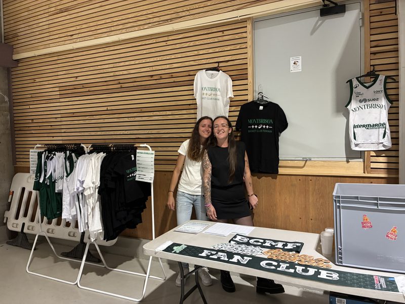 Boutique BCMF les soirs de match LF2 à Dubruc