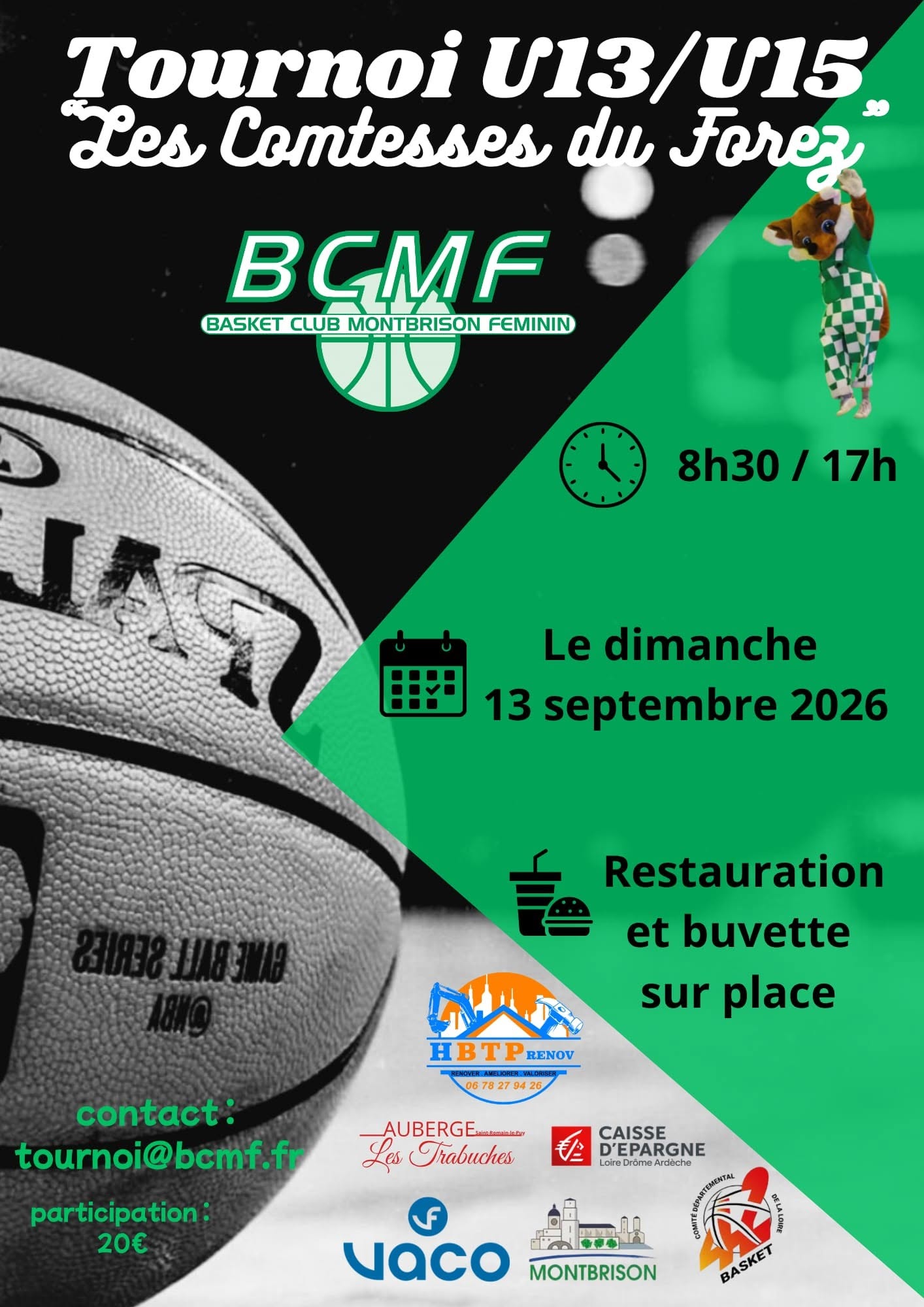 Affiche Tournoi Les Comtesses du Forez 2026